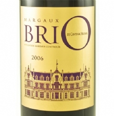 肯德布朗庄园副牌干红葡萄酒（BRIO DE Château CANTENAC BROWN）